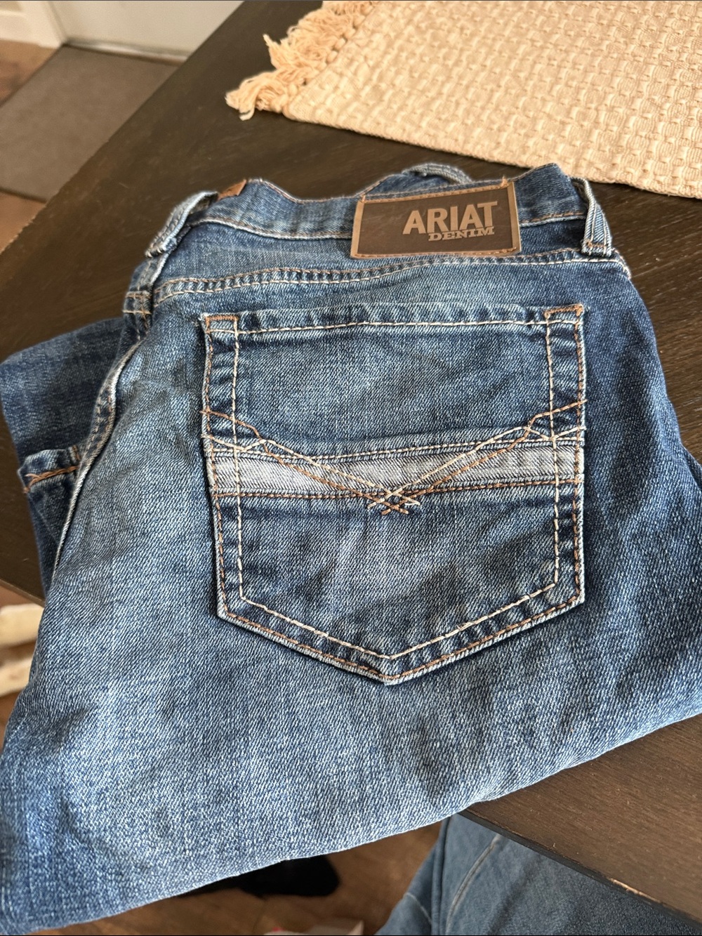 Ariat Men’s Medium Blue Relaxed Denim Jeans